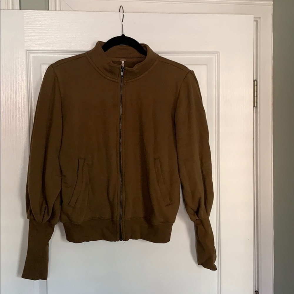 Free people cropped sweatshirt